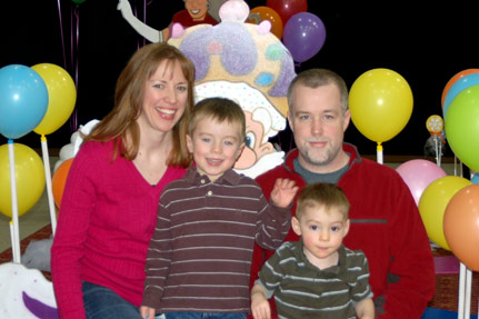 Candy Land Participants Smiling for the Camera